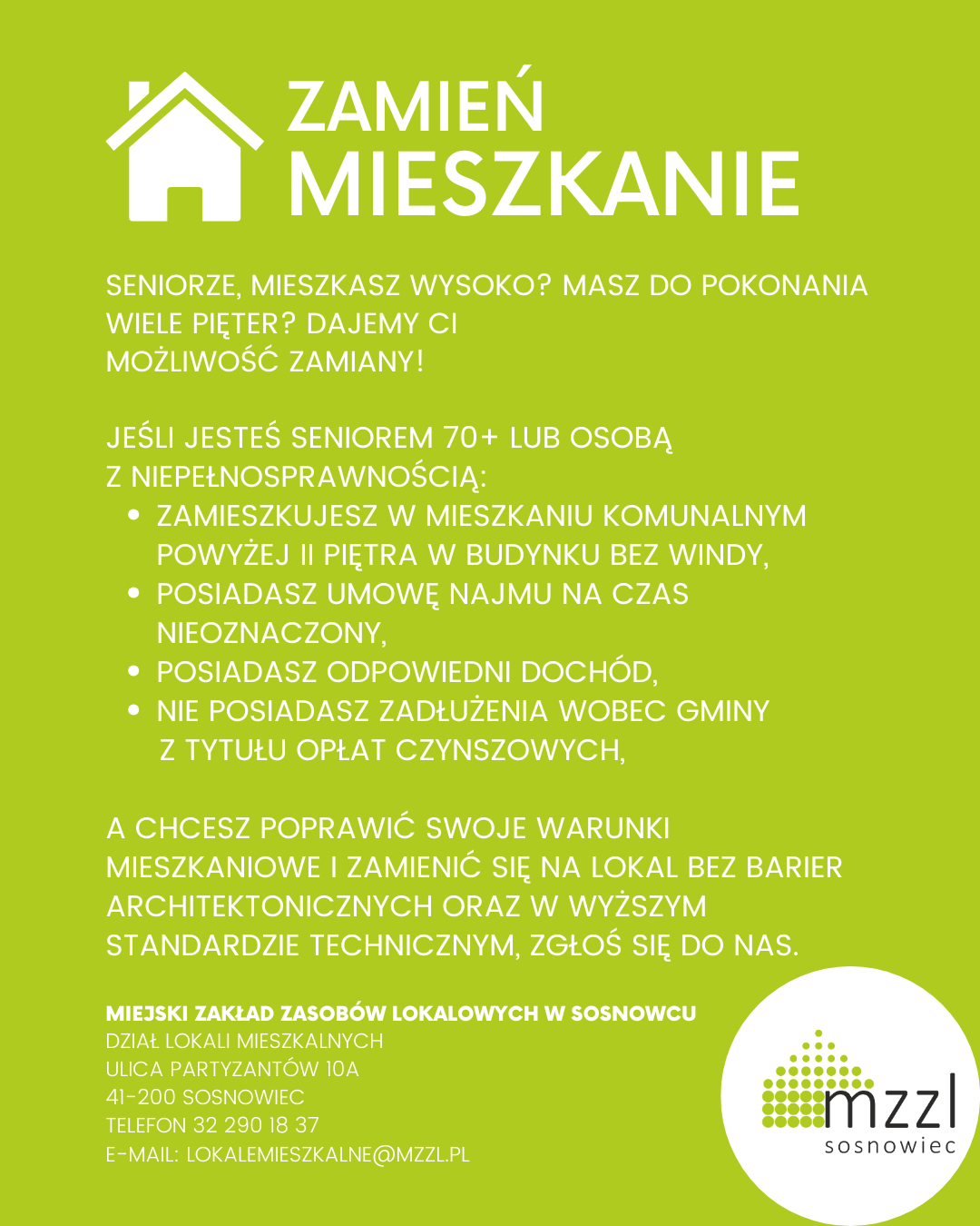 Zamień mieszkanie - oferta dla seniorów